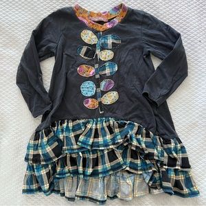 Jelly the Pug Popin Plaid Collection Ruth Knit Tunic • 6